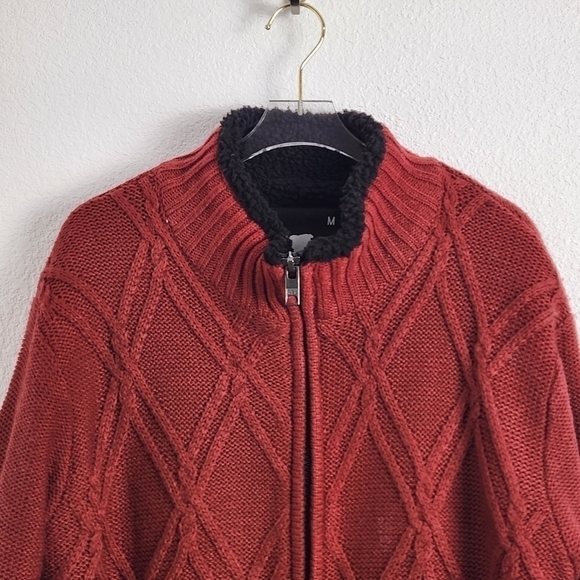 AMERICAN Stitch Hooded Thick Sweater Jacket Size: M - Picture 6 of 16